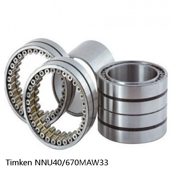 NNU40/670MAW33 Timken Cylindrical Roller Bearing