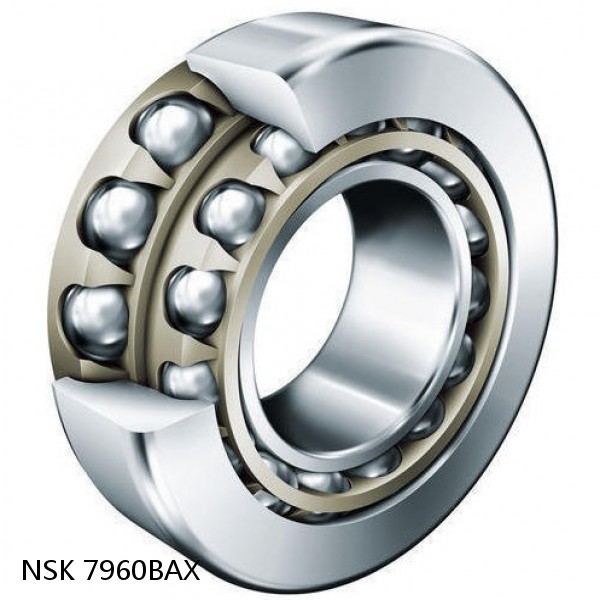 7960BAX NSK Angular contact ball bearing #1 small image