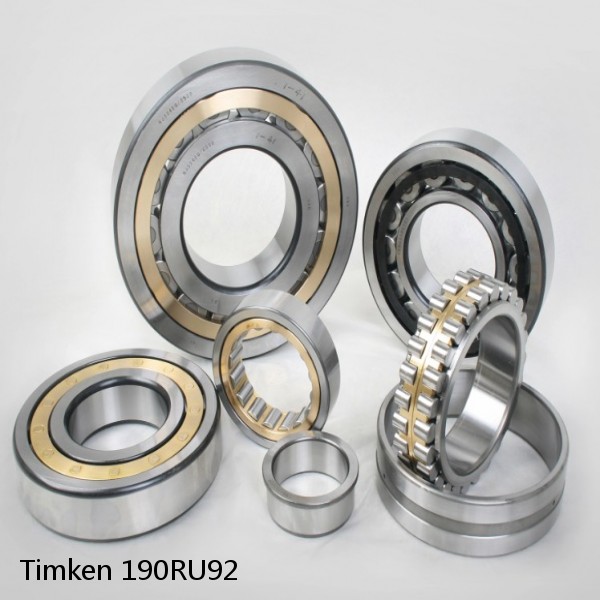190RU92 Timken Cylindrical Roller Bearing #1 small image
