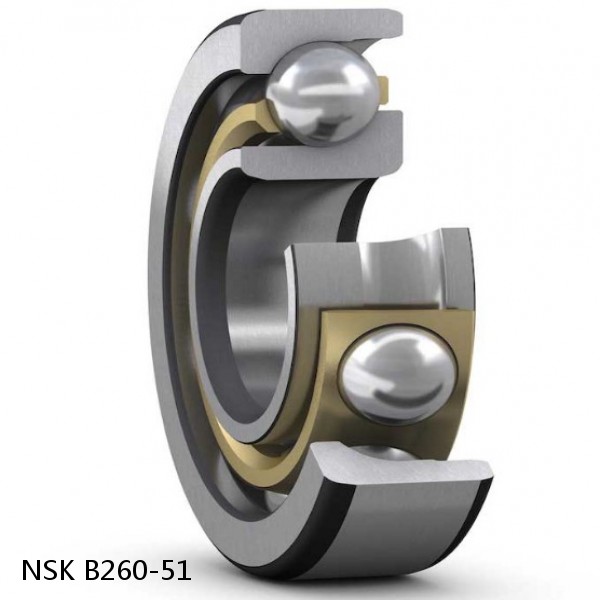 B260-51 NSK Angular contact ball bearing #1 small image